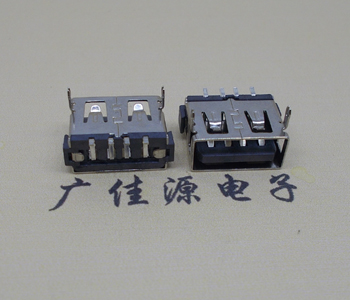 温州USB短体母座.超薄5.9H胶芯.移动电源接口