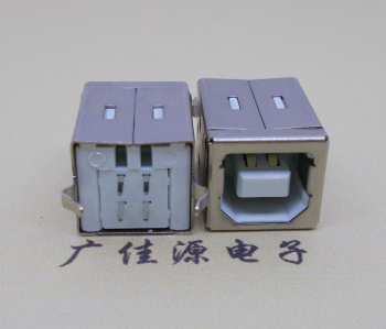温州USB BF180度母座 打印机接口 立式直插带赛