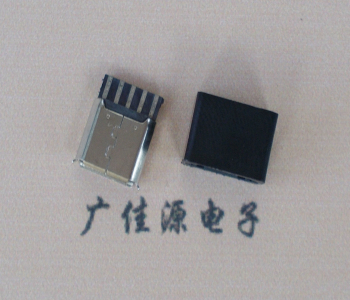 温州麦克-迈克 接口USB5p焊线母座 带胶外套 连接器