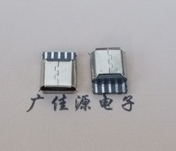 温州Micro USB5p母座焊线 前五后五焊接有后背