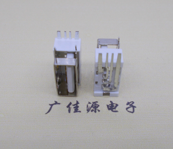 温州USB侧立式短体10.0尺寸 侧插加宽脚5A大电流插座