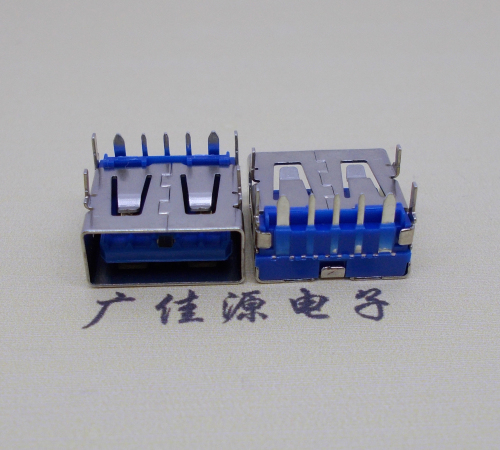 温州 USB5安大电流母座 OPPO蓝色胶芯,快速充电接口