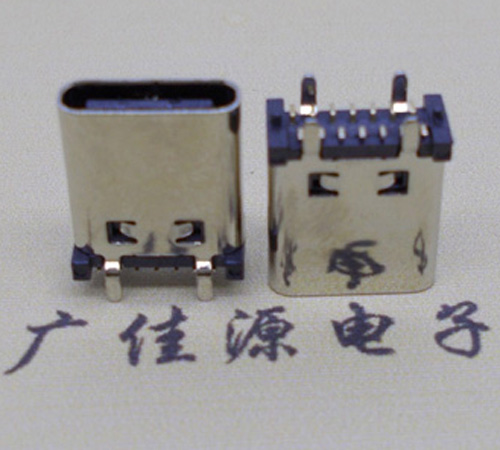 温州立式贴板type-c14p母座长10.0mm