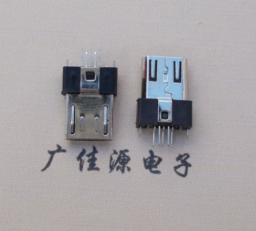 温州MICRO USB2.0插头.带卡勾-无卡勾夹板公头