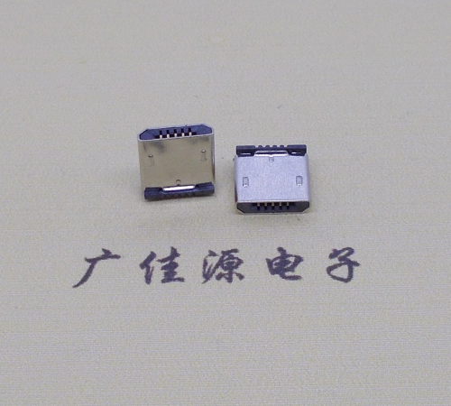 温州micro usb 5p公头 短体插板H=5.9立插