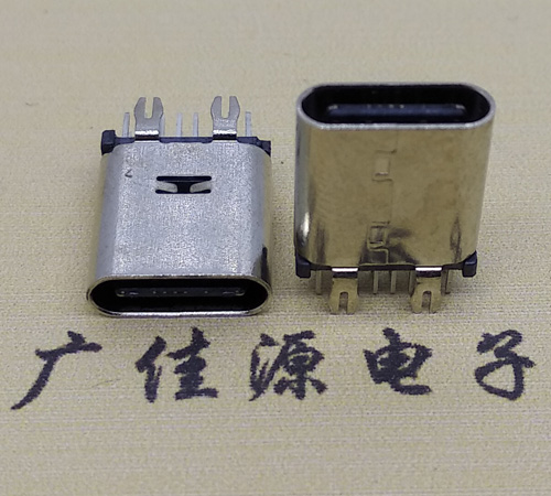 温州直立式type-c14p母座接口 usb type-c连接器