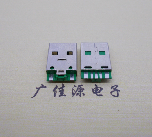 温州usb5a公头.5p焊线带ic.大电流oppo闪充